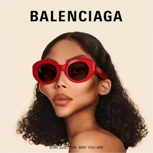 New BALENCIAGA 52MM Cat Eye Sunglasses